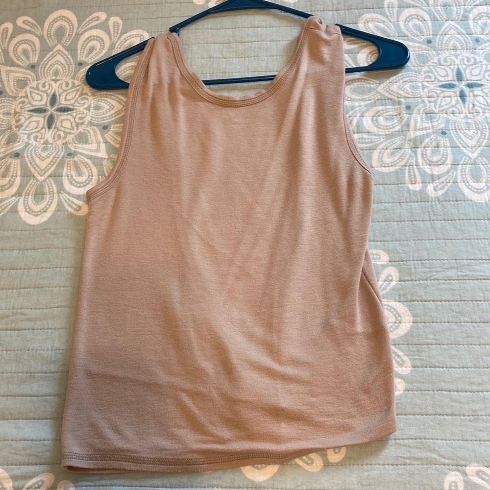 Open back tank